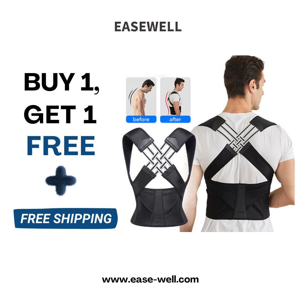 Posture and Neck Relief Set - Instant Posture Corrector Belt + Neck Stretcher